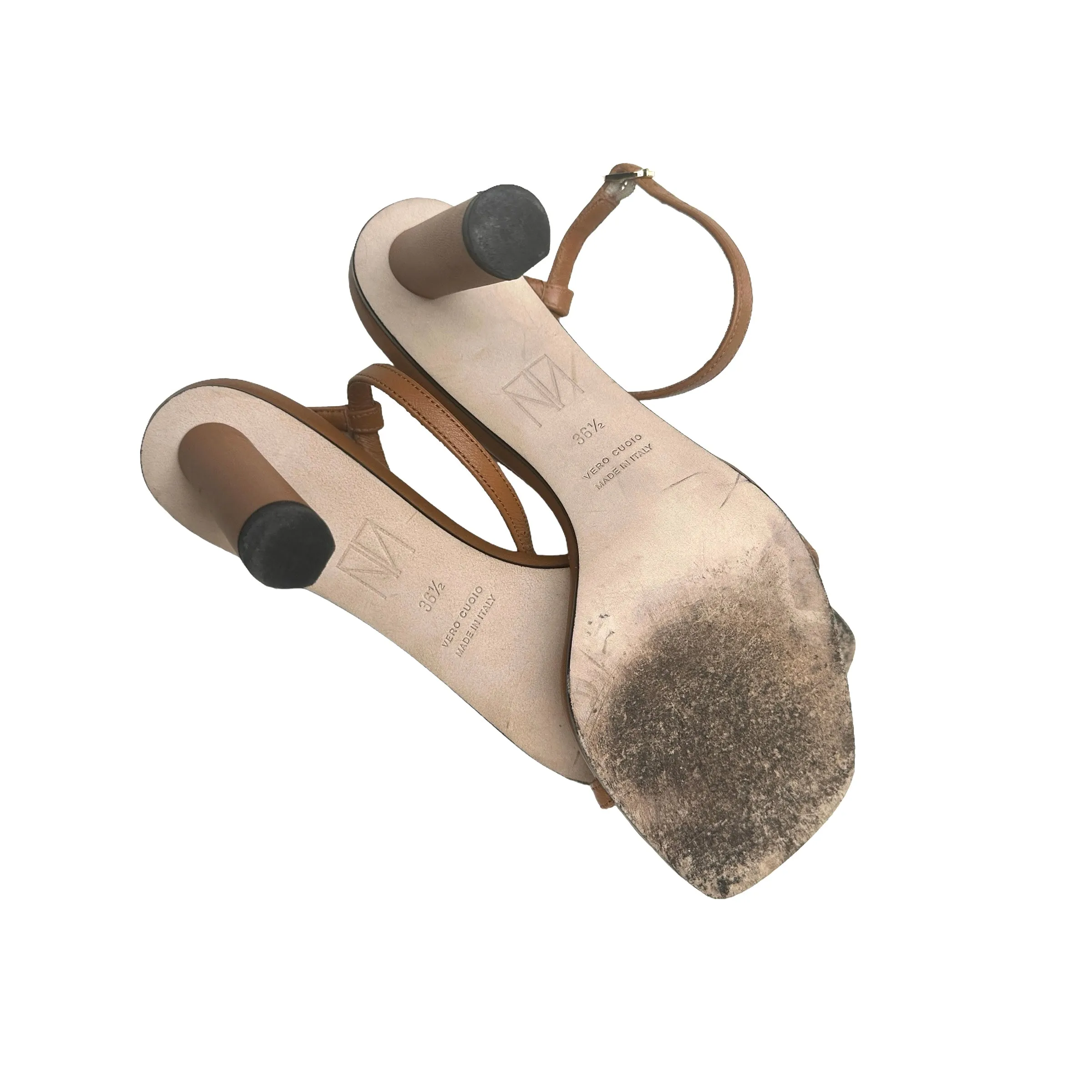 Brown Pillow Top Heels - 6.5