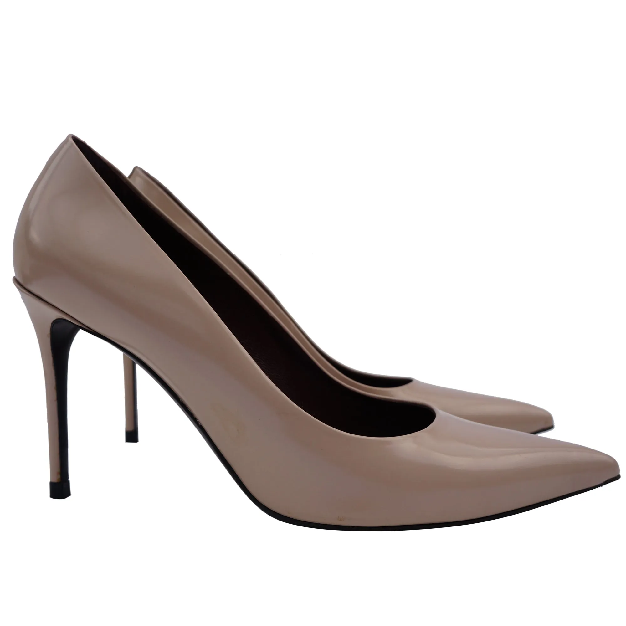 CELINE PHOEBE PHILO COLLECTION LEATHER POINTED TOE PUMP