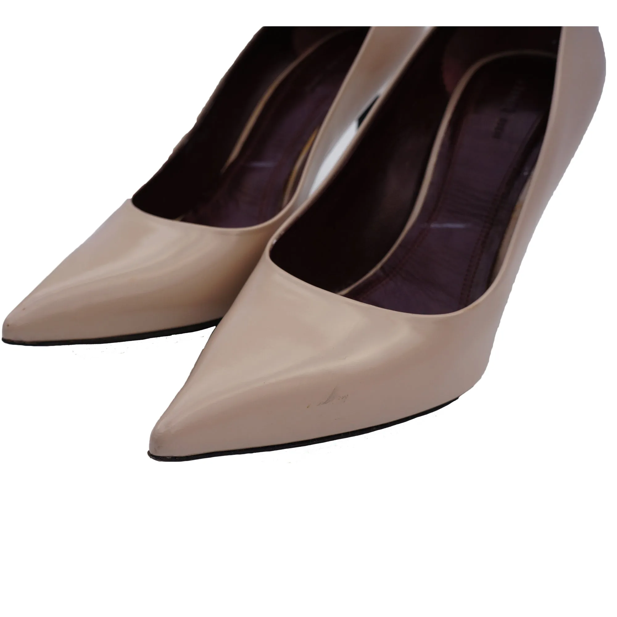 CELINE PHOEBE PHILO COLLECTION LEATHER POINTED TOE PUMP