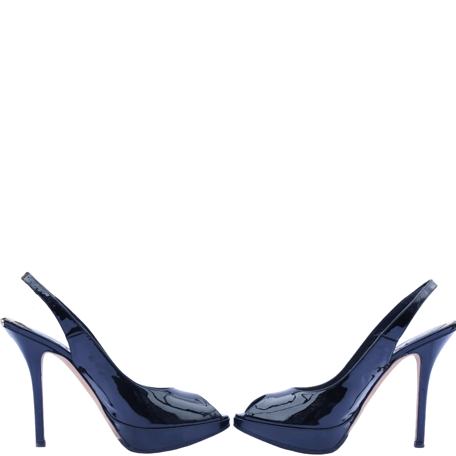 CHRISTIAN DIOR MISS DIOR ESCARPIN LEATHER SLINGBACK PUMPS