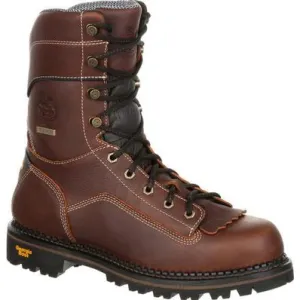 Georgia Boot: AMP LT Logger Composite Toe Low Heel Waterproof Work Boot