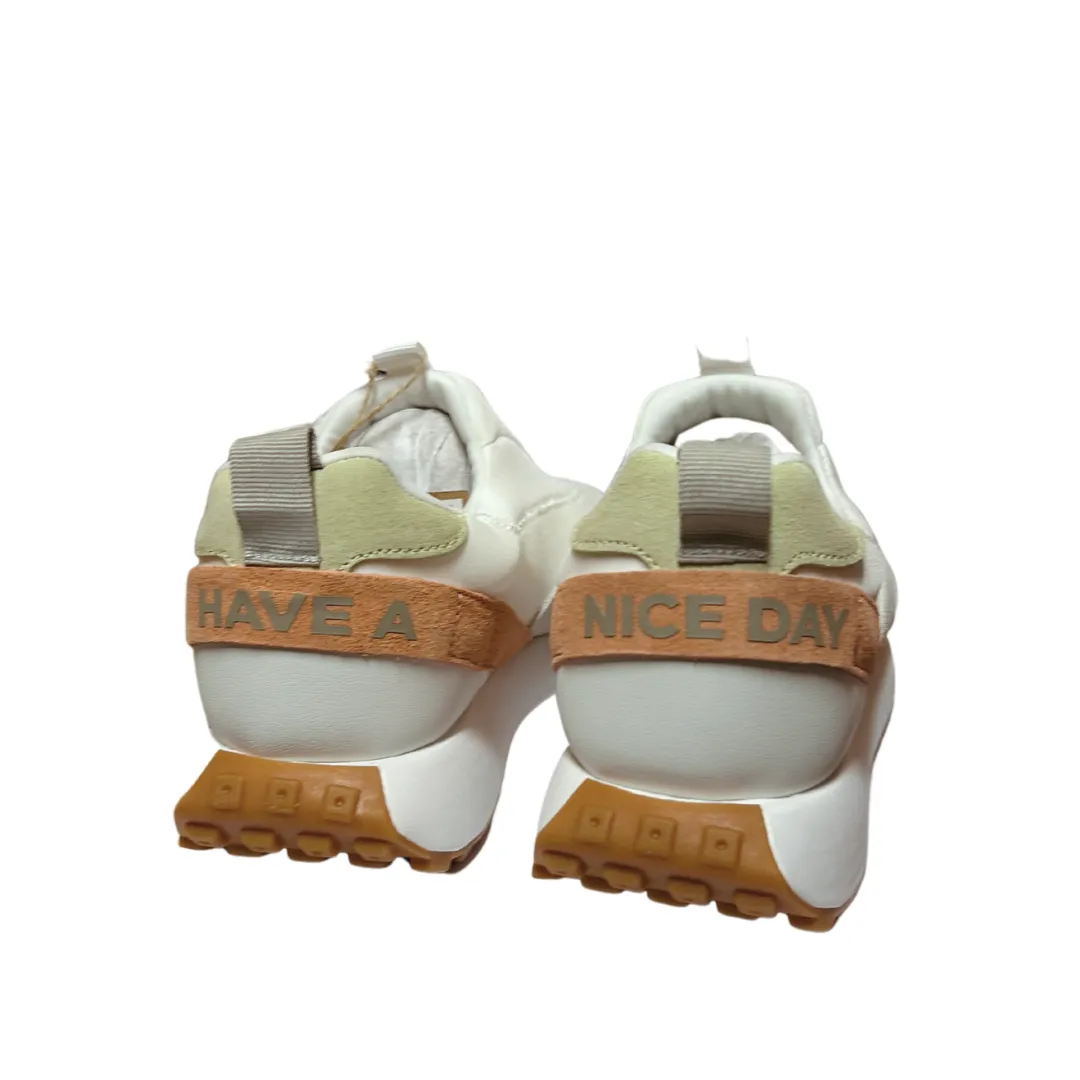 Gioseppo White Slip on Sneakers