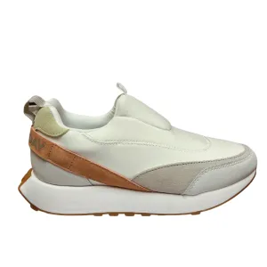 Gioseppo White Slip on Sneakers
