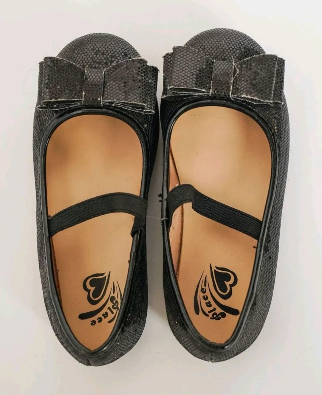 GIRL SIZE 9 TODDLER - CHILDREN'S PLACE, Black Mary Jane Ballet Flats VGUC B13