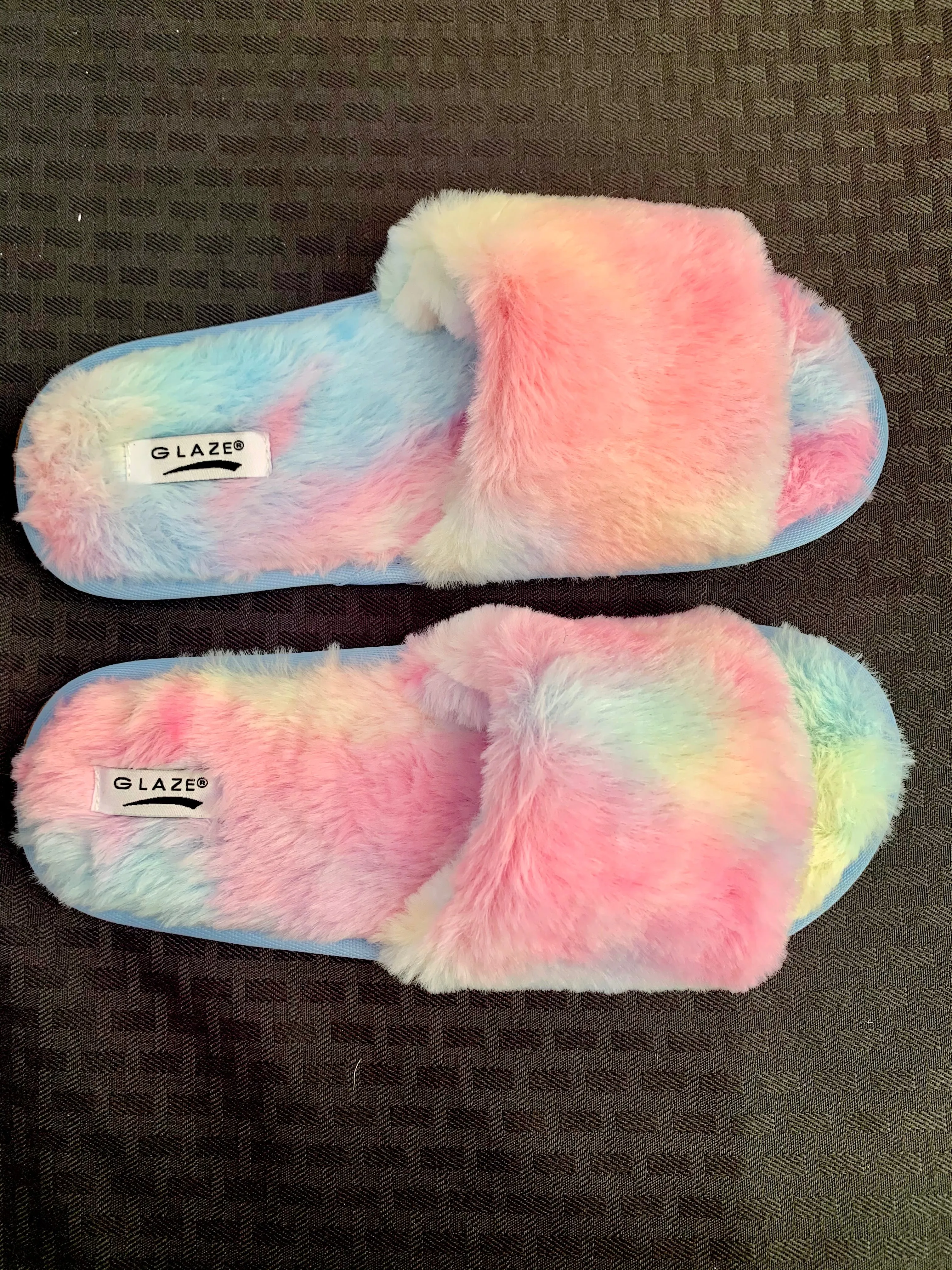 GLAZE- Faux Fur Slippers