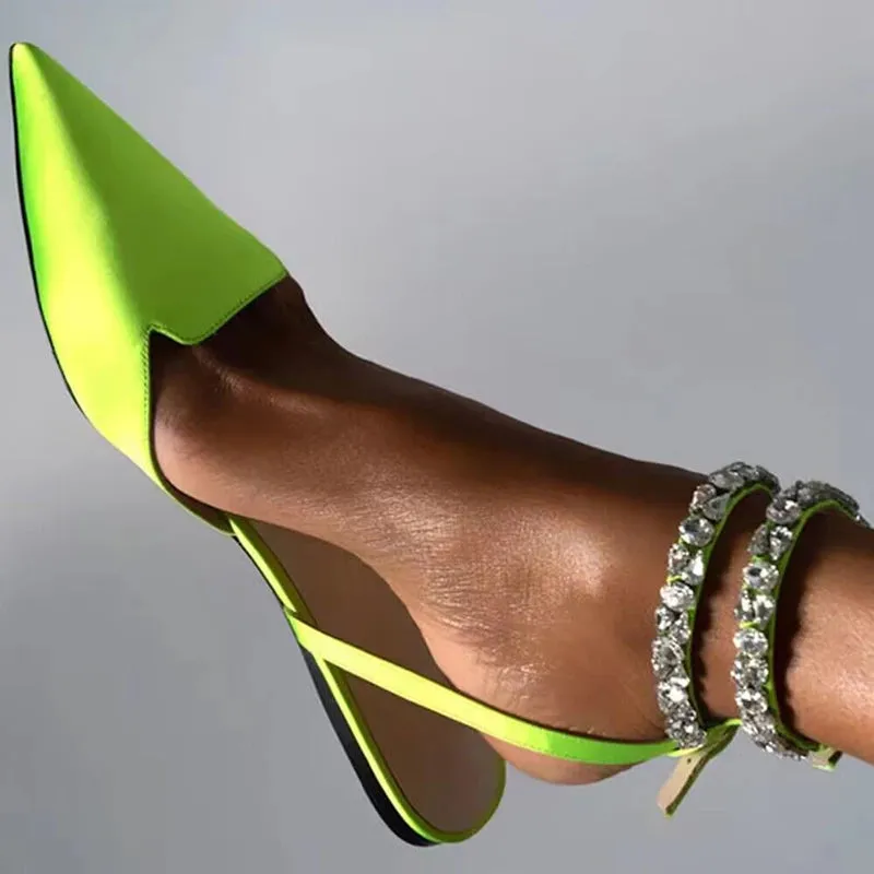 High Status Pointed Toe Flats