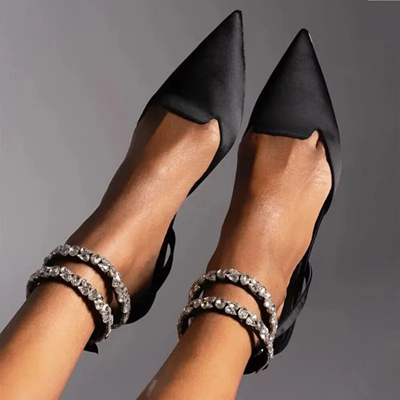 High Status Pointed Toe Flats