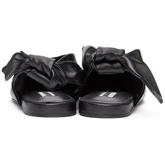 Jil Sander Black Knot Ballerina Flats