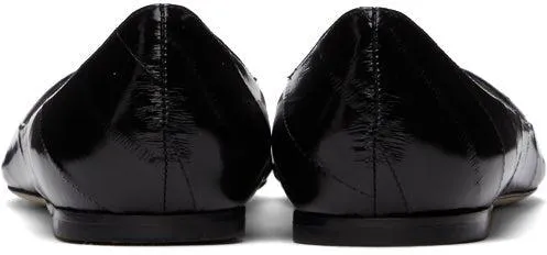 Jimmy Choo Black Love Ballerina Flats