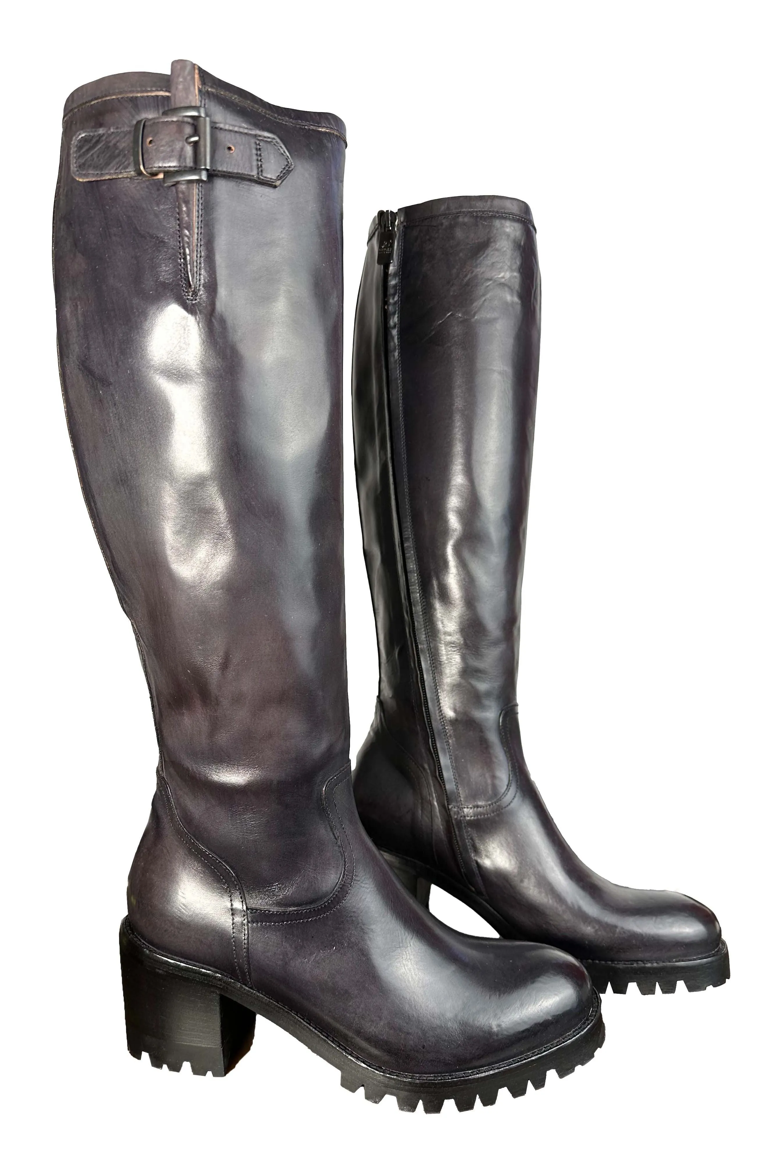 Jo Ghost Zoe Tall Shaft Boot 2794 | Diver Nero | Clearance Final Sale
