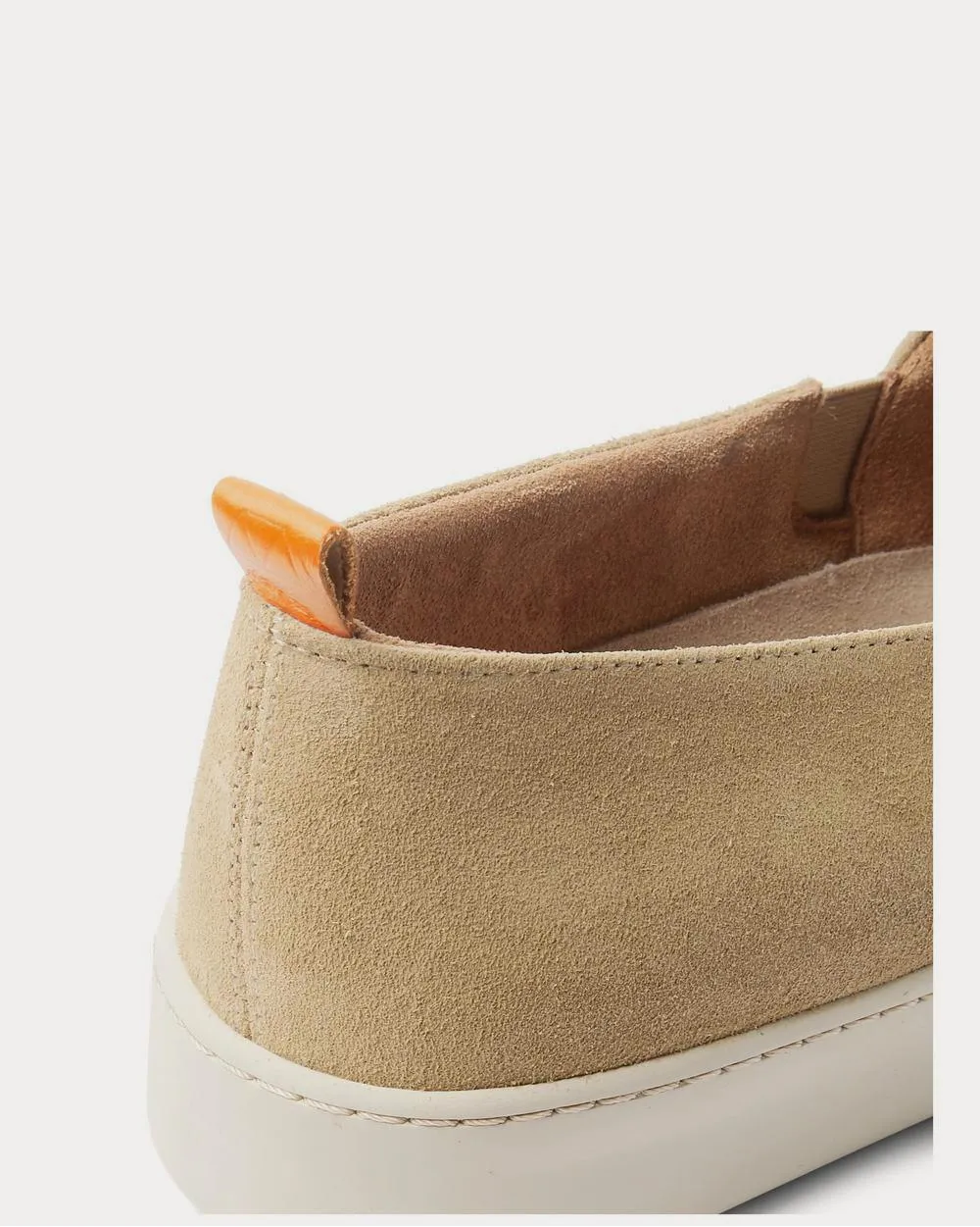 Suede Slip-On  Tan slip on sneakers
