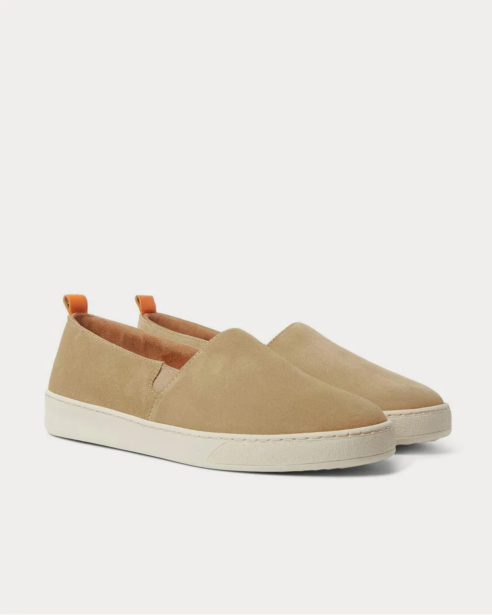 Suede Slip-On  Tan slip on sneakers