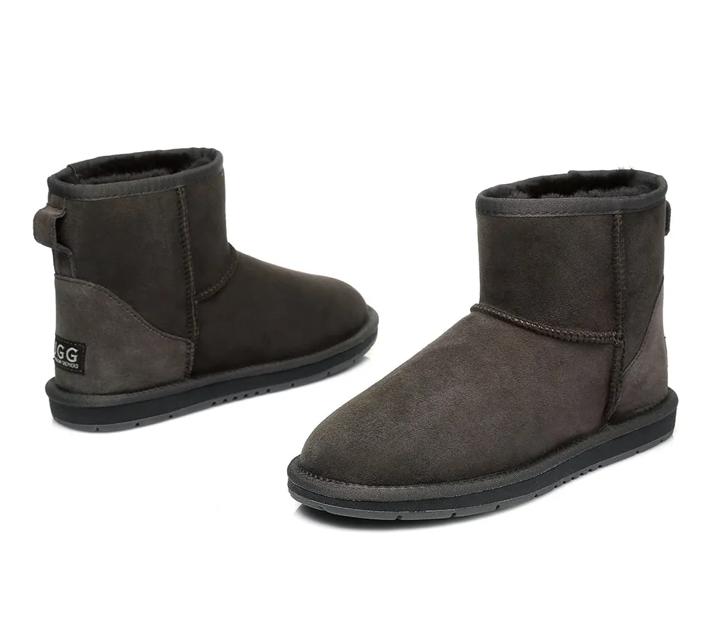 UGG Kids Boots Sheepskin Wool Mini Classic Ankle Boots Water Resistant Nonslip