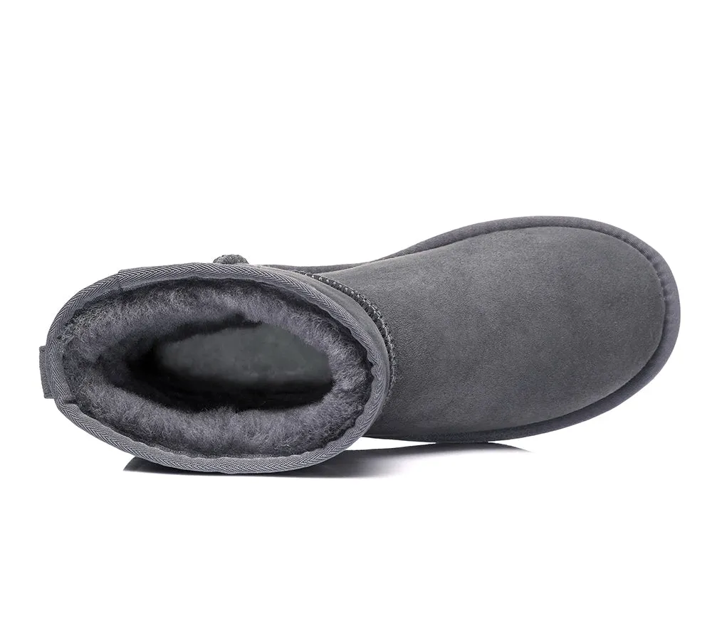 UGG Kids Boots Sheepskin Wool Mini Classic Ankle Boots Water Resistant Nonslip