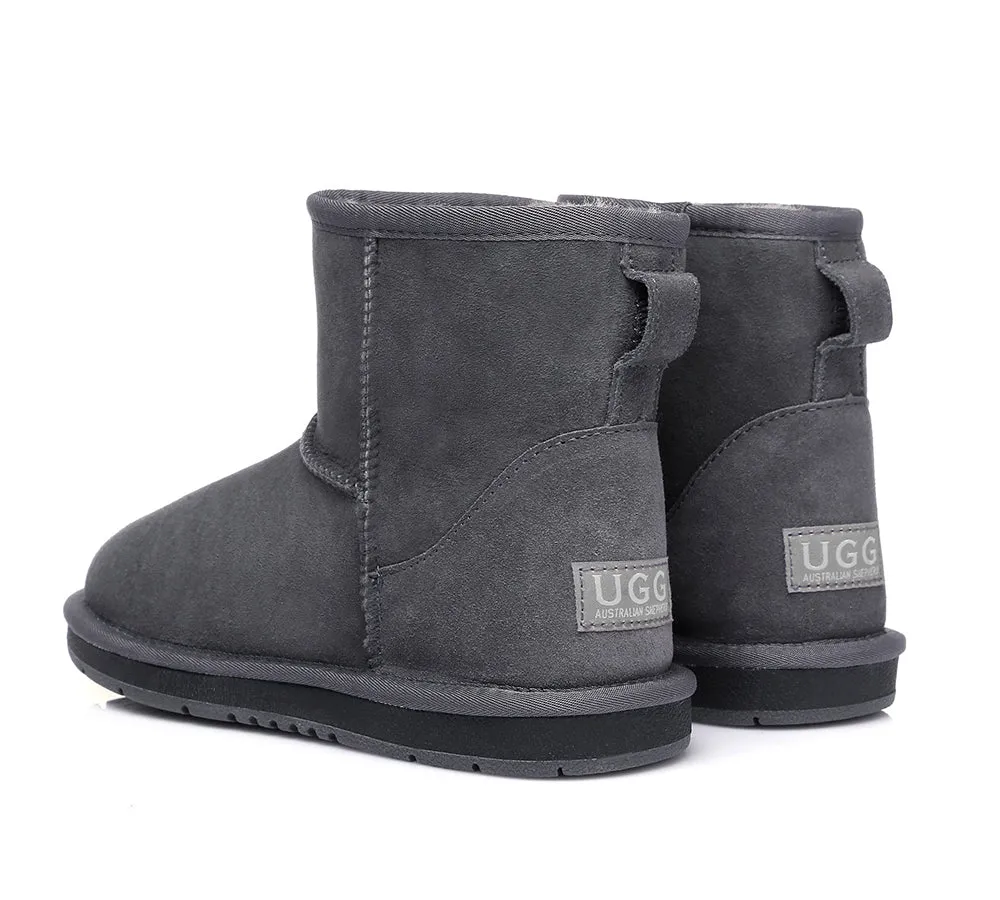 UGG Kids Boots Sheepskin Wool Mini Classic Ankle Boots Water Resistant Nonslip