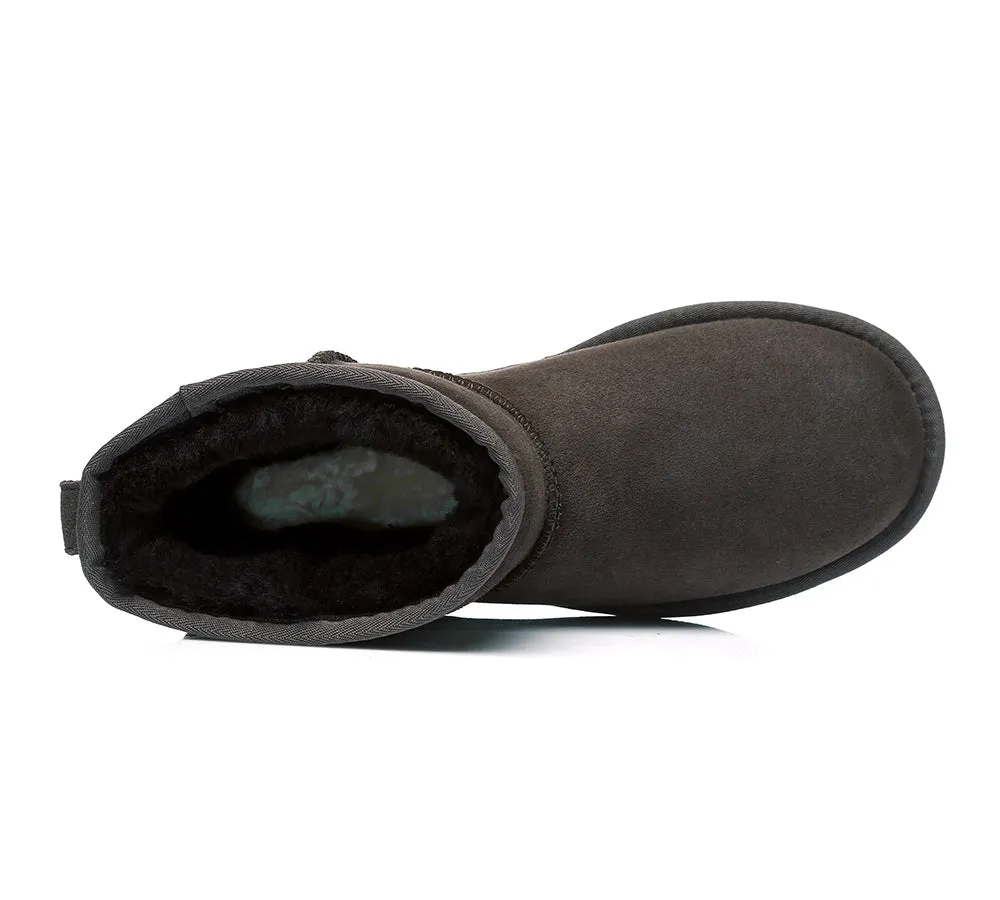 UGG Kids Boots Sheepskin Wool Mini Classic Ankle Boots Water Resistant Nonslip