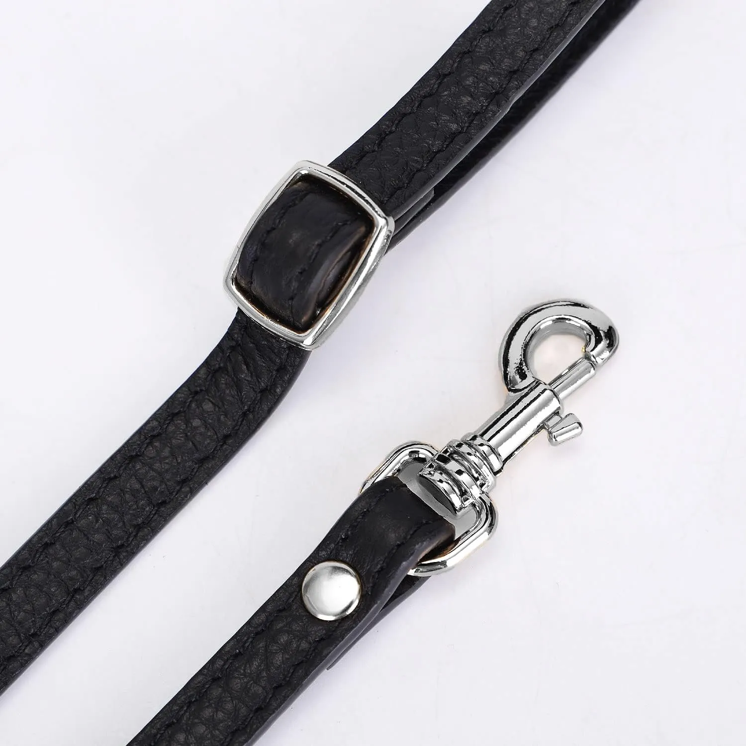 VanEnjoy Adjustable Genuine Leather Crossbody Straps Replacement - Width 1/2, Length 25-51