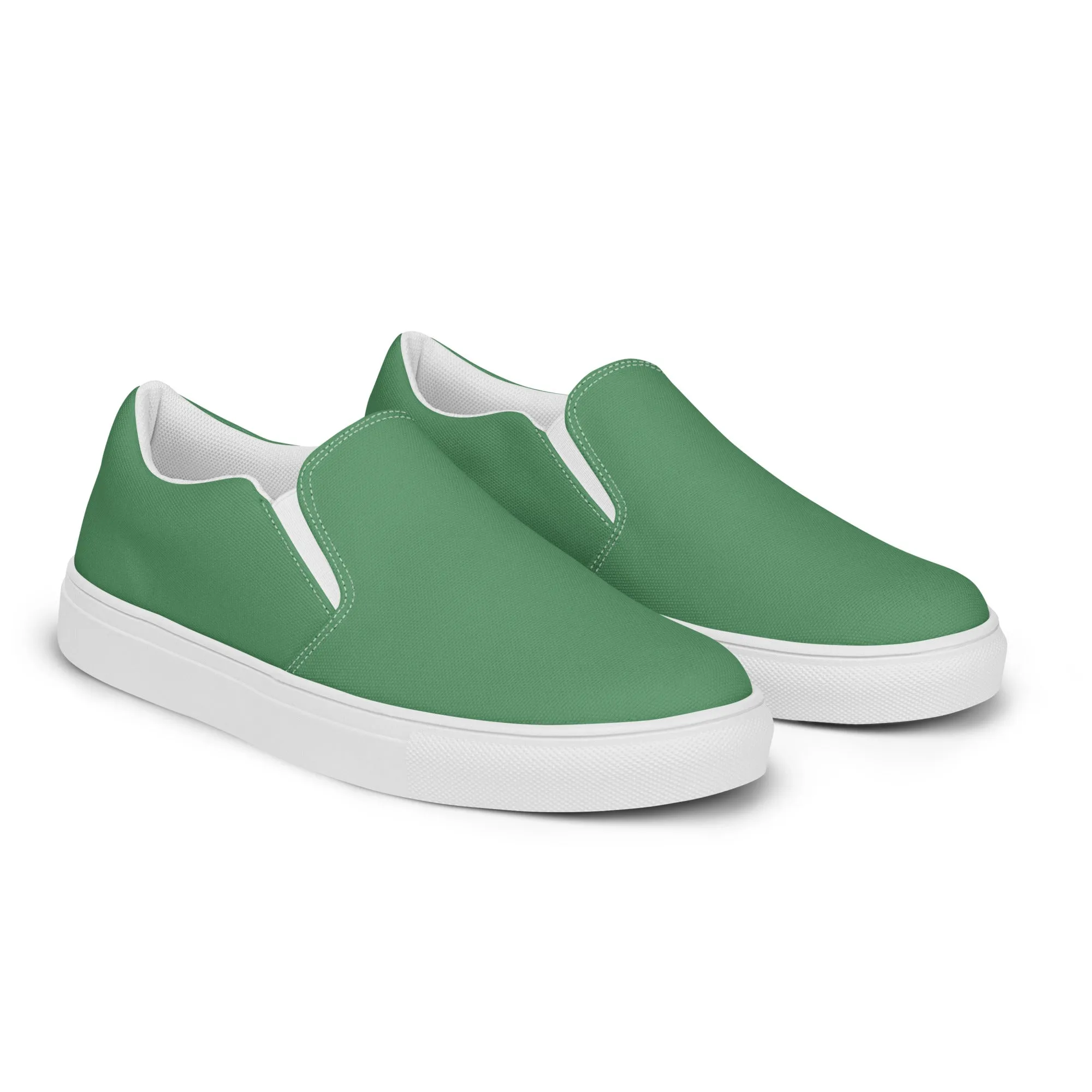 Whirlpool Green Women’s slip-on canvas shoes