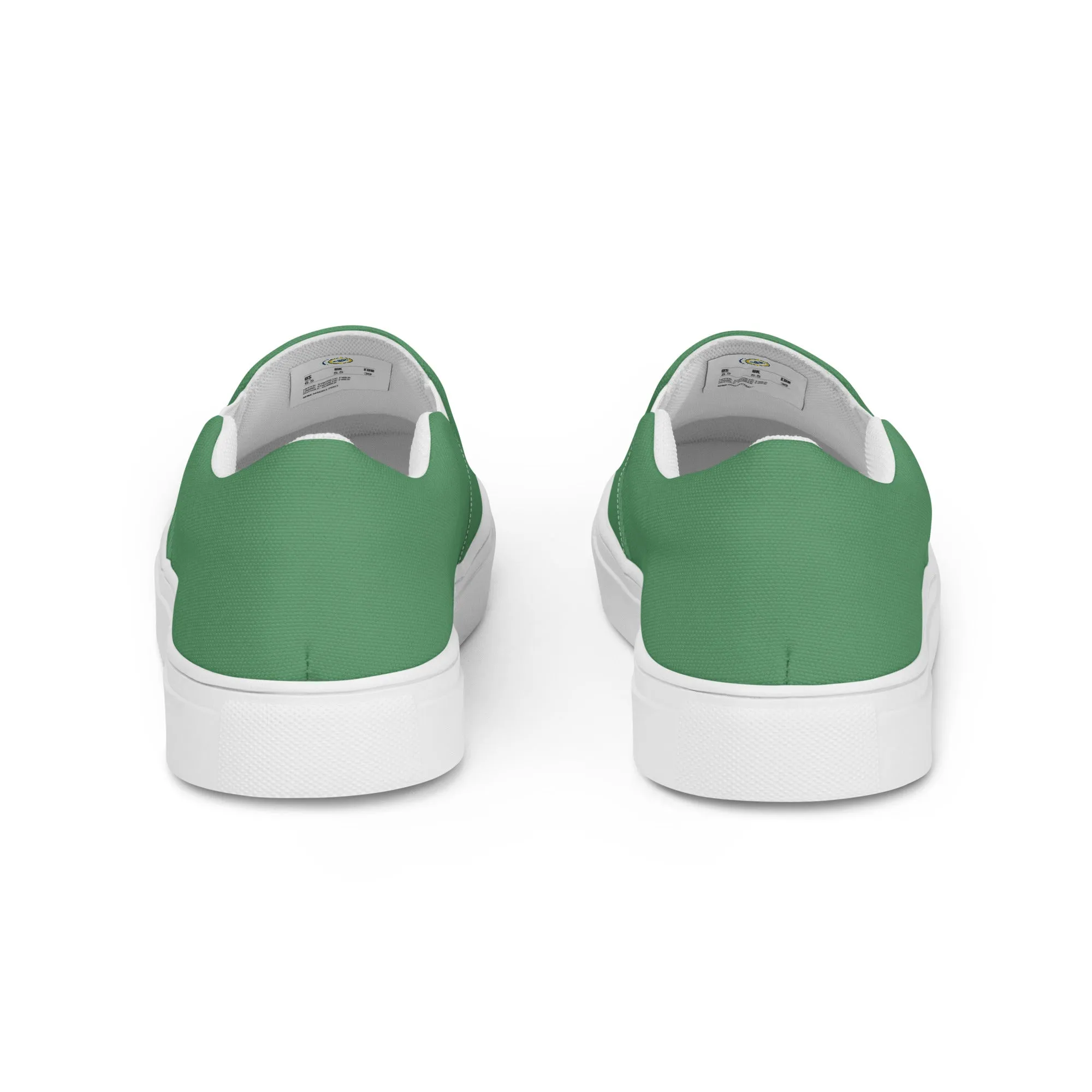 Whirlpool Green Women’s slip-on canvas shoes