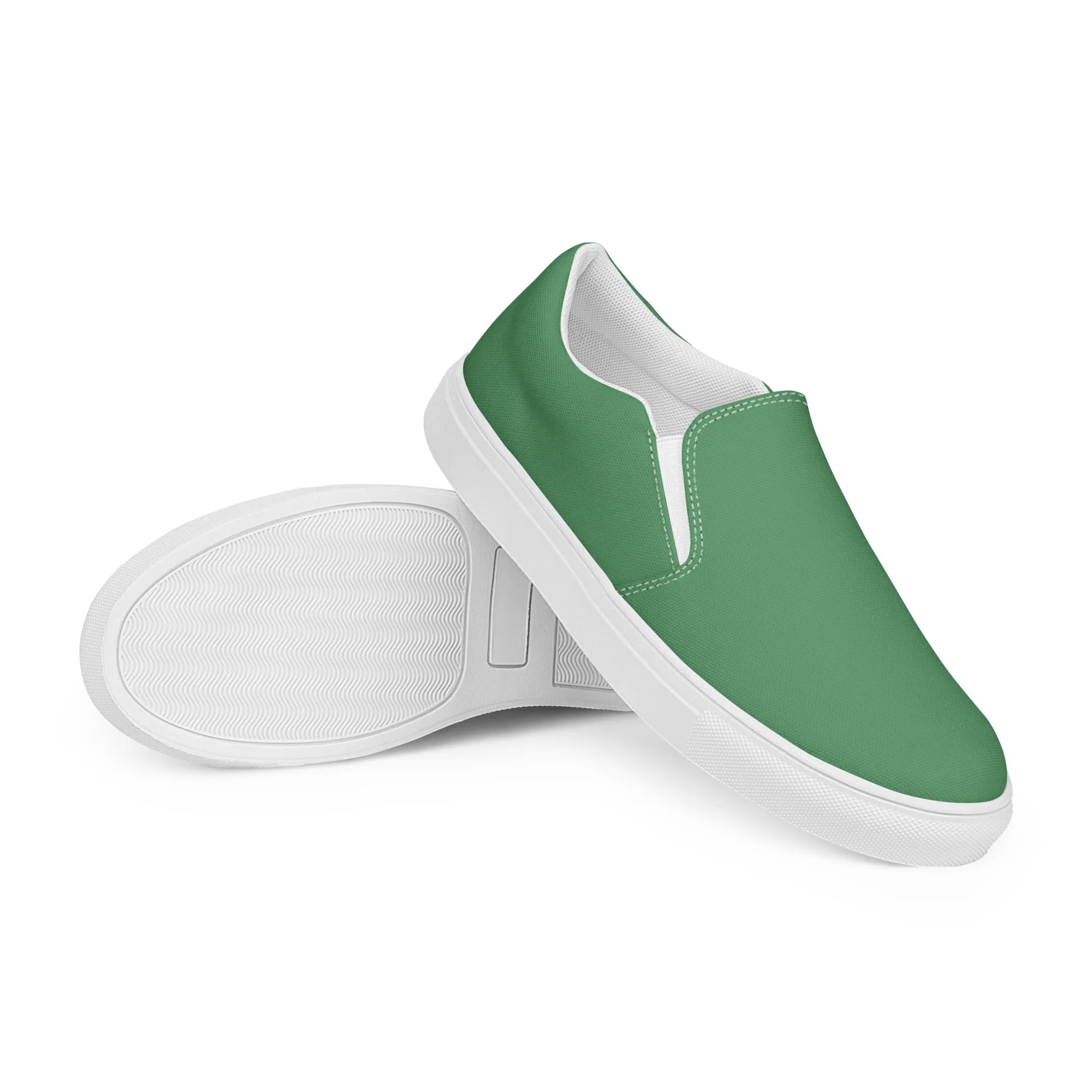Whirlpool Green Women’s slip-on canvas shoes