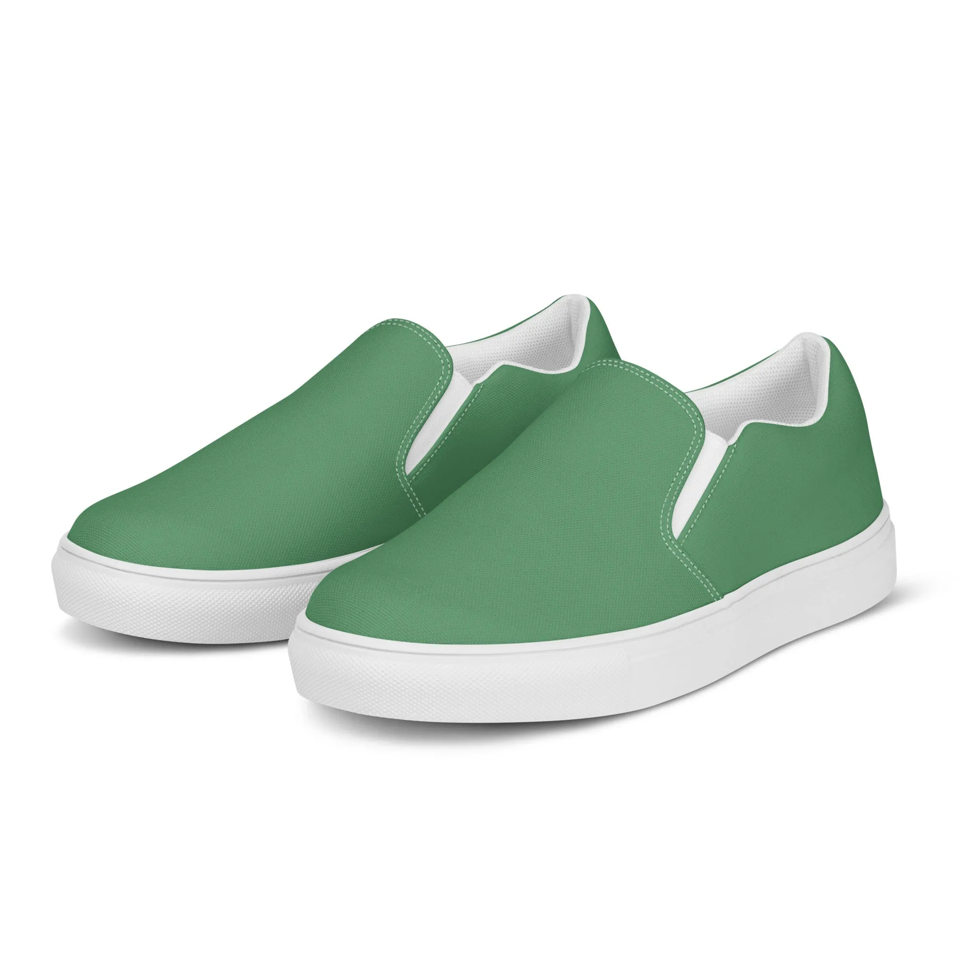 Whirlpool Green Women’s slip-on canvas shoes