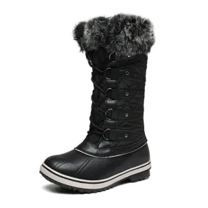Women's Mid Calf Thick Fur Snow Boots